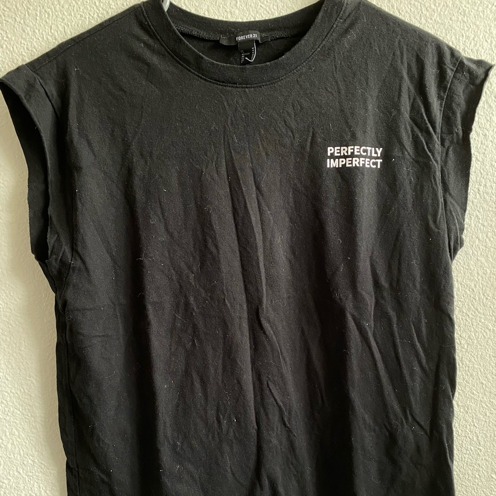 Cutoff Black Shirt
